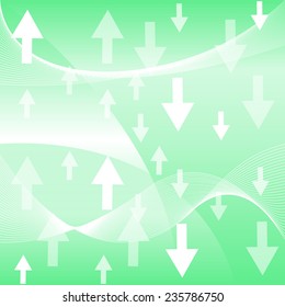 Vector illustration Abstract background colour are running up and down arrows. Illustration. EPS.10.