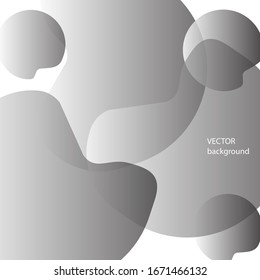 the vector illustration of abstract background, combined with grey colour