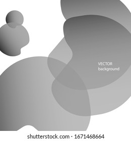 ilustración vectorial del fondo abstracto, combinada con color gris
