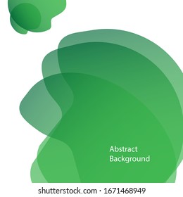 the vector illustration of abstract background, combined with green colour