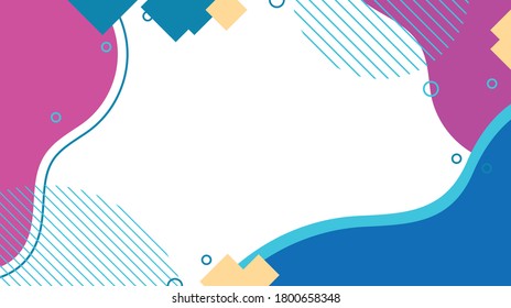 vector illustration of an abstract background with copy space,Applicable for covers, placards, posters, flyers and banner designs.geometrical shapes background.