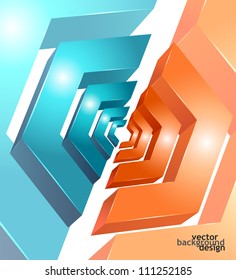 Vector Illustration of Abstract Background Design for Poster, Cover, Layout or Decoration