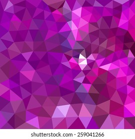 Vector illustration of abstract background for design. Polygonal Mosaic. Triangular low poly style. Template for poster.