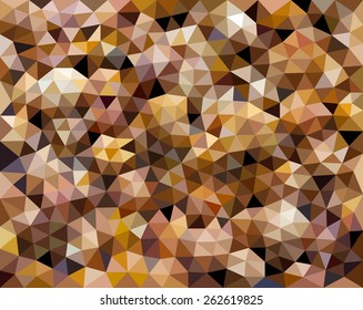 Vector illustration of abstract background for design. Polygonal Mosaic. Triangular low poly style. Template for poster.