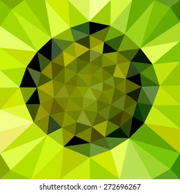 Vector illustration of abstract background for design. Polygonal Mosaic. Triangular low poly style. Template for poster.