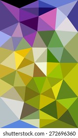 Vector illustration of abstract background for design. Polygonal Mosaic. Triangular low poly style. Template for poster.