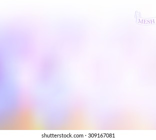 Vector illustration of abstract background for design. Blurred background. Abstract blurred background. Abstract mesh background. Mesh blurred background. Template for poster.