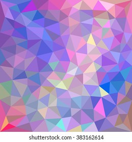 Vector illustration of abstract background for design. Polygonal mosaic. Triangular low poly style. Template for poster.