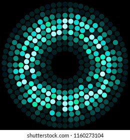 Vector illustration of Abstract background. Disco ball
