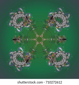 Vector illustration. Abstract background with Floral Elements. Design on background. Vector winter pattern.