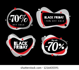 vector illustration. Abstract background frame for text black friday big sales day. modern design graphics business cards, invitations, gift cards, flyers and brochures