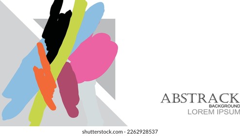 vector illustration abstract background full color. Blue, black, green, pink. Greyscale combination 