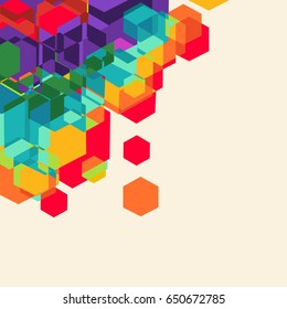 vector illustration of abstract background Geometric low poly elements