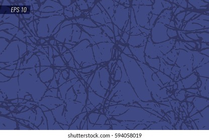 Vector illustration abstract background with a geometrical pattern blue color with embossing effect for web design, graphics and interior design.