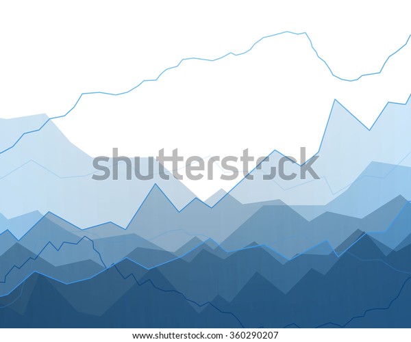 Vector Illustration Abstract Background Graphs Stock Vector (Royalty