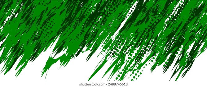 Vector illustration of abstract background with green texture