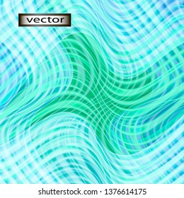 Vector illustration. Abstract background illumination of the electromagnetic waves to the emission of light of blue color
