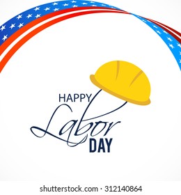 Vector illustration abstract background for Labor Day.