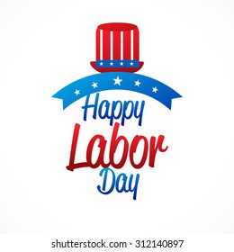 Vector illustration abstract background for Labor Day.
