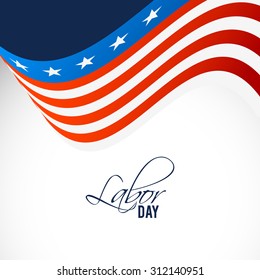 Vector illustration abstract background for Labor Day.