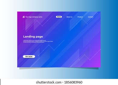 Ilustración de vectores Página de inicio de fondo abstracta, muy buena para el fondo web de negocios etc.eps10