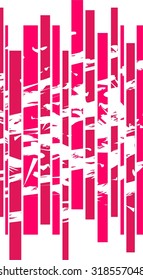 vector illustration abstract background, line vertical destroy version, suitable as a sticker on the wall
