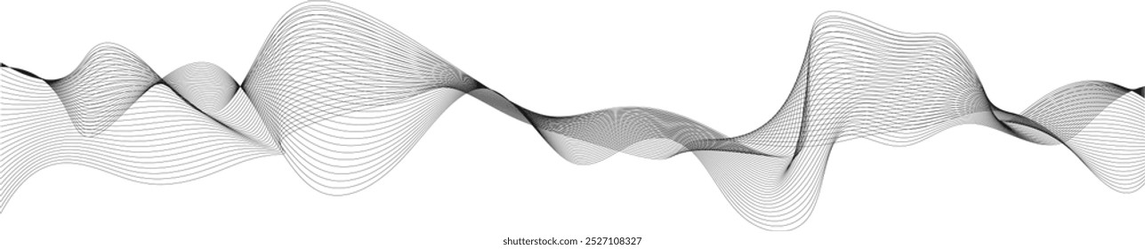 Vector illustration abstract background luxury dynamic curve waves