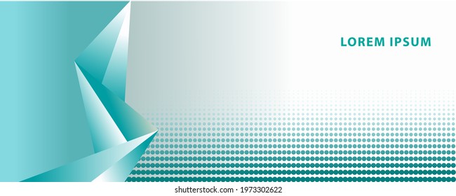Vector illustration. Abstract background, modern hipster, futuristic graphics. Fashionable blue background with Halftone Easily. eps 10