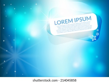 Vector illustration of abstract background. Objects are organized on separate layers.