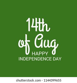 Vector illustration of Abstract Background for Pakistan Independence Day, 14th of August.