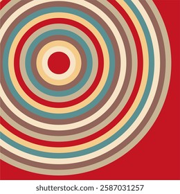 Vector illustration abstract background print wallpaper with multicolored circles 
