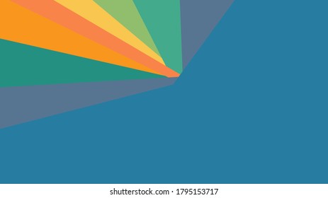 Vektorgrafik auf abstraktem Hintergrund mit Regenbogen