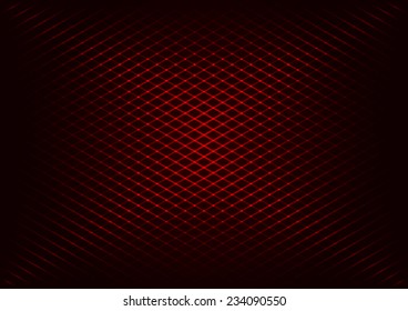 Vector illustration - Abstract background of red diagonal strips grid