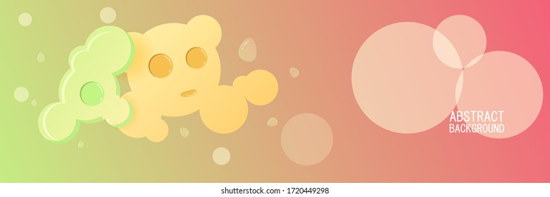 Vector illustration of abstract background with smooth color perfect for background 