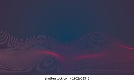 vector illustration of abstract background. smooth lines passing in color from each other. abstract wave.