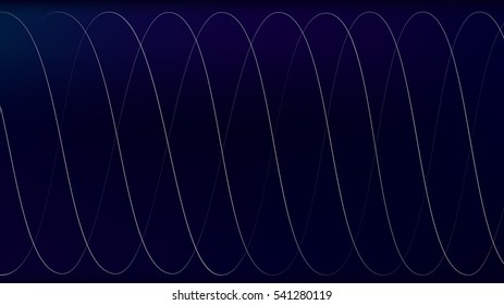Vector illustration abstract background. Spiral white on a blue background.