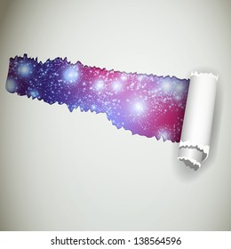 Vector Illustration of an Abstract Background with Stars