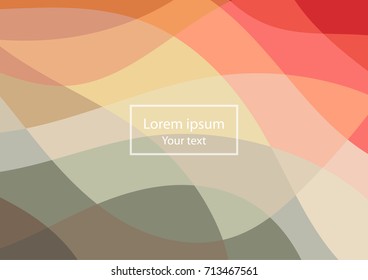 Vector illustration abstract background sweet colorful of autumn.Template for business.