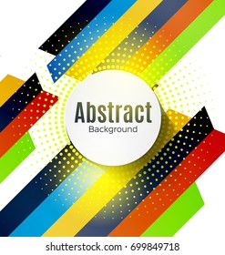 Vector Illustration of  abstract  background. Technology polygonal design.