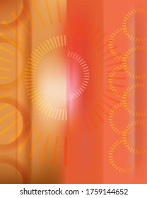 Vector - Illustration of Abstract background template oriental style