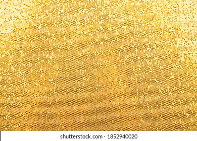 Vector illustration of abstract background texture of shiny golden glitter pattern light gradient - Shutterstock ID 1852940020