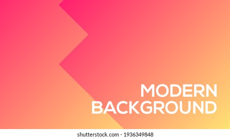 Vector Illustration of Abstract Background using beautiful modern triangle shapes with bright and vibrant orange red yellow color tones