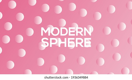 Vector Illustration of Abstract Background using beautiful modern circular rings and spheres with bright and vibrant color tones