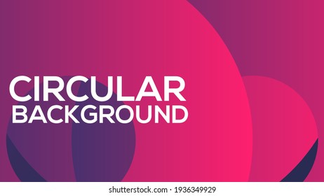 Vector Illustration of Abstract Background using beautiful modern circular rings and spheres with bright and vibrant color tones