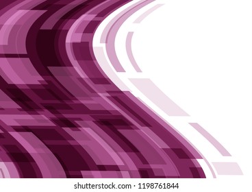 Vector illustration of an abstract background with waves of lines of colored rectangles. Business background for use in web design.