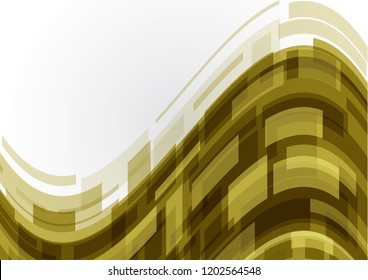 Vector illustration of an abstract background with waves of lines of colored rectangles. Business background for use in web design.