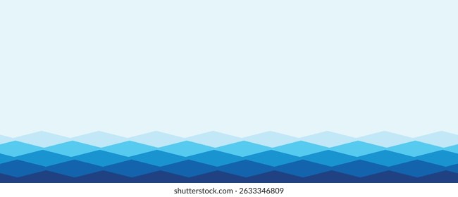 vector illustration of an abstract background with waves