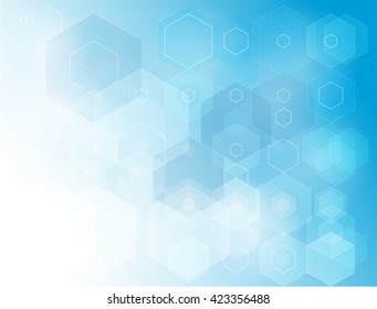 Vector illustration abstract background for your design hexagon,polygon shapes Creative blue Brochure design templates ,corporate business background