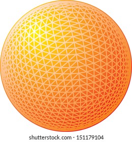 Vector illustration of an abstract ball.