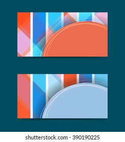 Vector Illustration of abstract banner